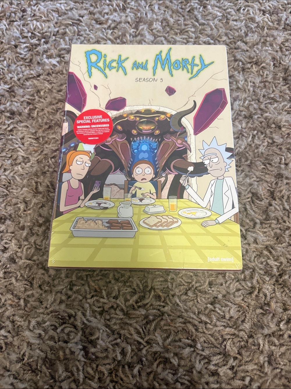 Rick and Morty Season 5 (Yellow Cover) - Official Release DVD sealed